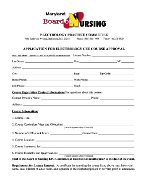 maryland board of nursing application form
