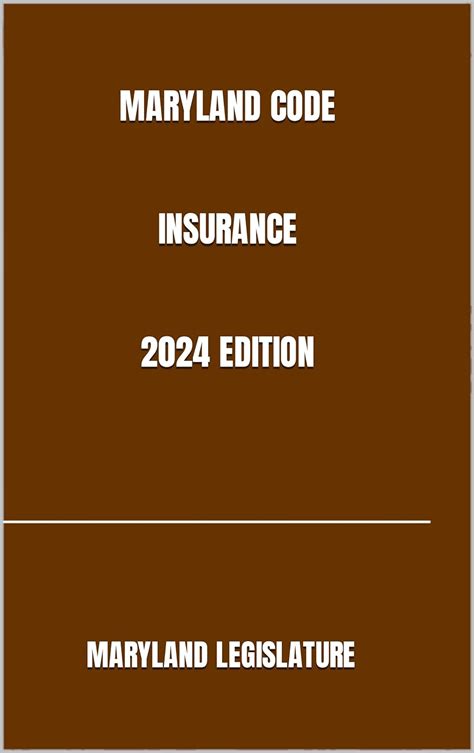 Maryland Code Insurance