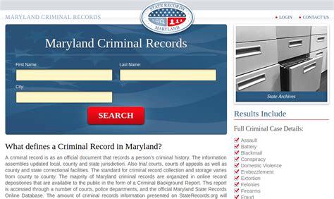 maryland criminal court records