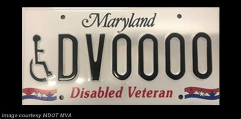 maryland disabled veteran tags