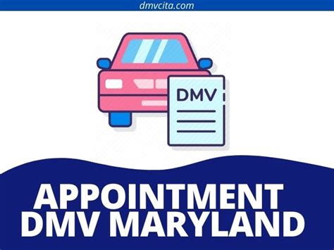 maryland dmv appointment schedule