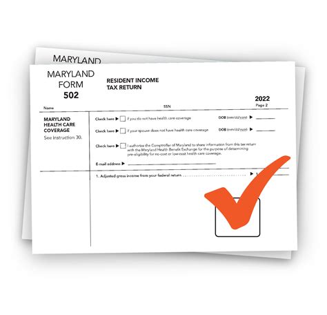 maryland health connection tax form