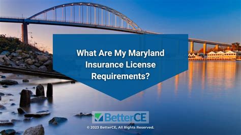 maryland insurance license ce
