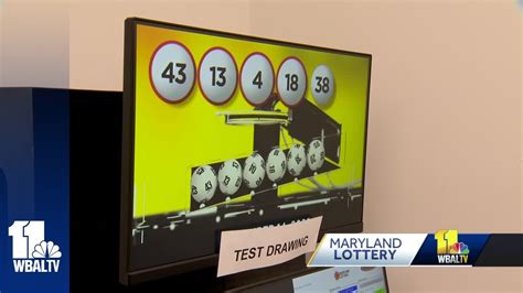 maryland lottery winning numbers calendar