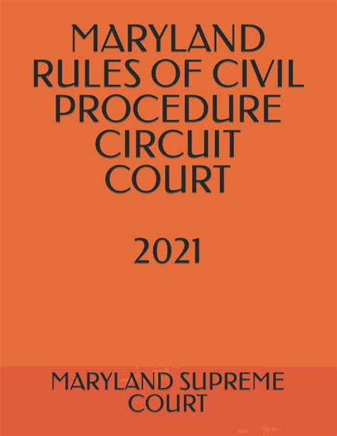 maryland rules civil procedure circuit court