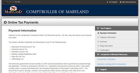 maryland tax connect sign up
