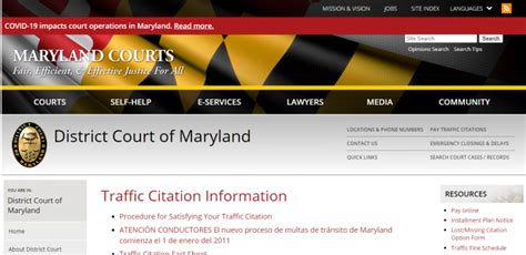 maryland traffic tickets pay online