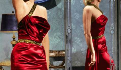 Maryline Monroe Robe Rouge 50s Lorelei Dress Marilyn In Red