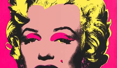 Maryline Monroe Tableau Reproduction Du Marilyn (Warhol)
