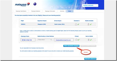 mas malaysia online check in