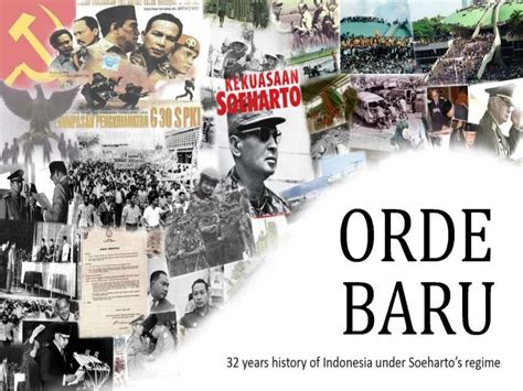 Masa Orde Baru Sejarah Indonesia Kelas XII