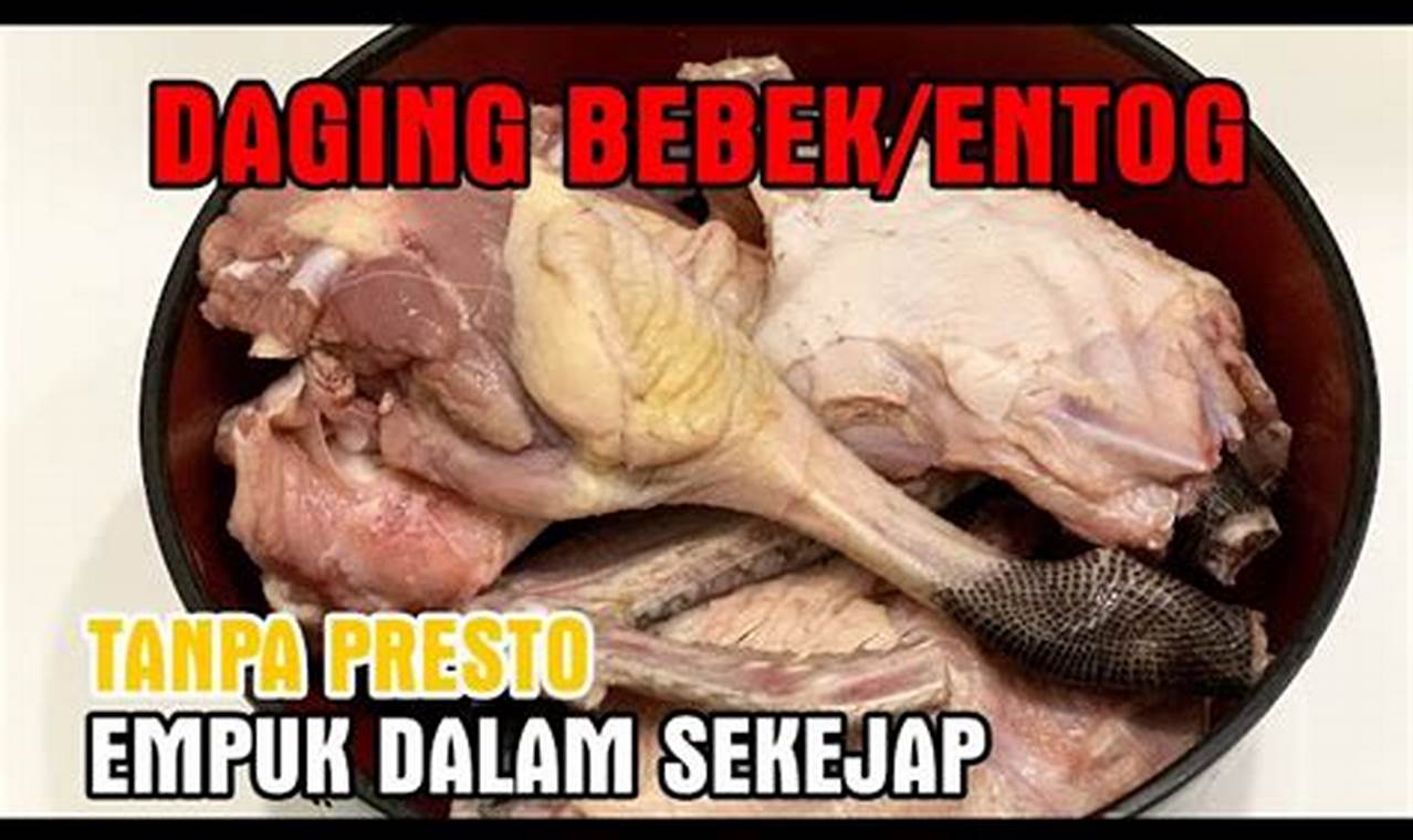 Resep Rahasia: Masak Daging Bebek Empuk ala Chef!