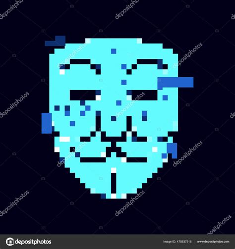 Mascara De Hacker Pixel Art