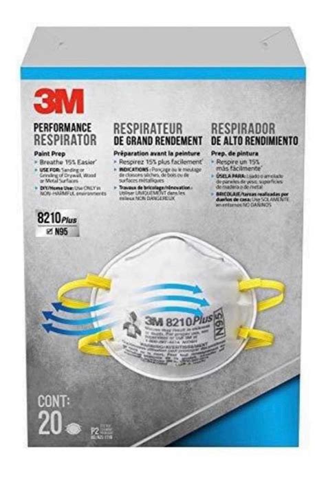 mascarilla 3m modelo 8210