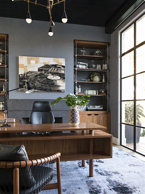 30 Incredible Home Office Inspiration Ideas For Men officedesign 