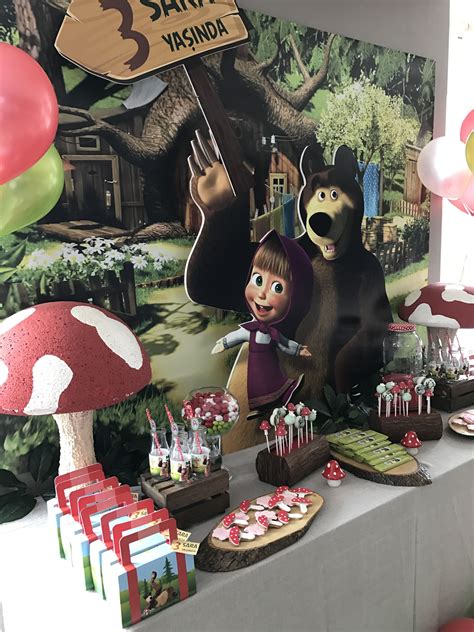 masha and the bear decorations