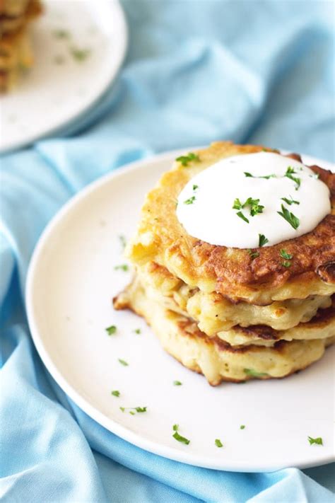 Mashed Potato Scallion Pancakes