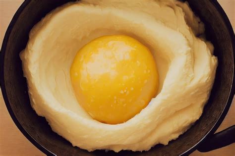 Mashed Potatoes With Egg Yolk