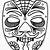 mask coloring pages