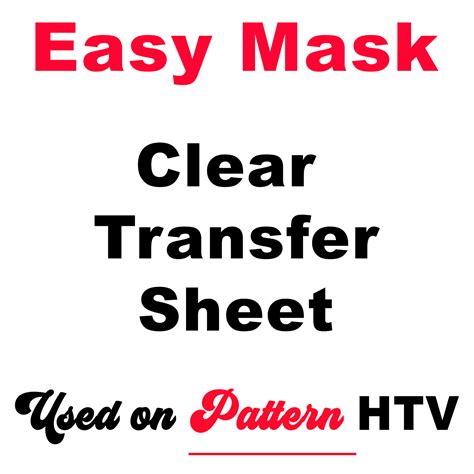 Mask For Printable Htv