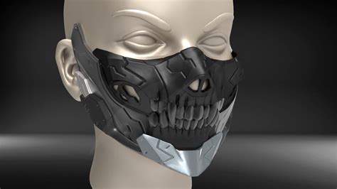 mask model for 3d printer