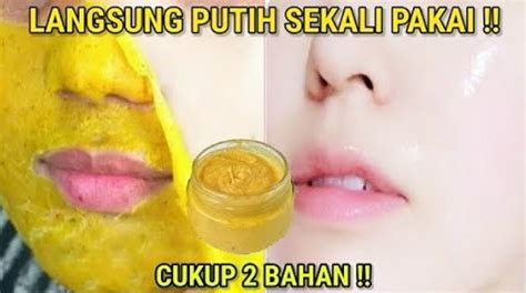 Masker Pemutih Kulit Alami