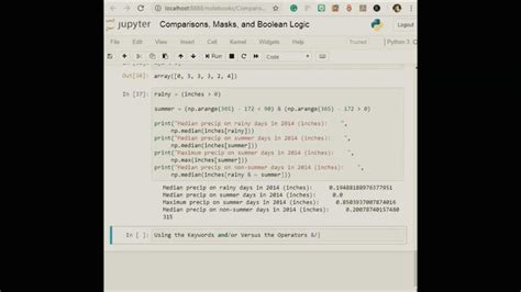 Masks And Boolean Logic In Python
