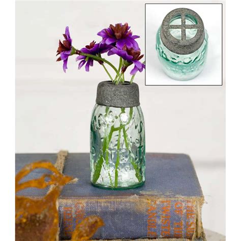 Mason Jar Flower Frog