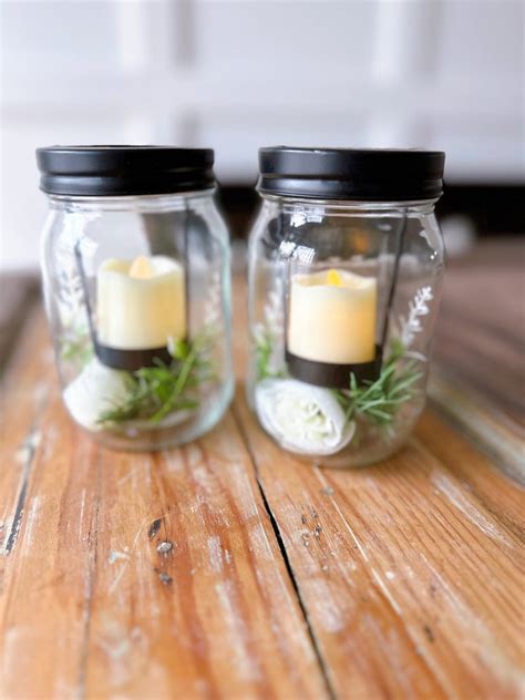 Mason Jar Led Candle