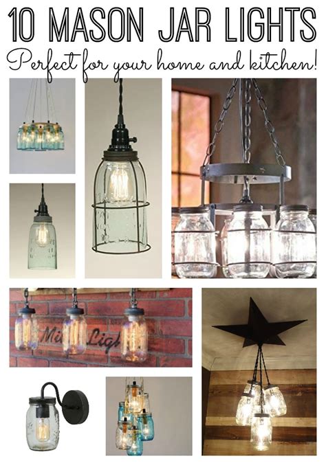 Mason Jar Lights For Kitchen