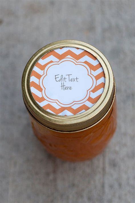 Mason Jars Customizable Labels