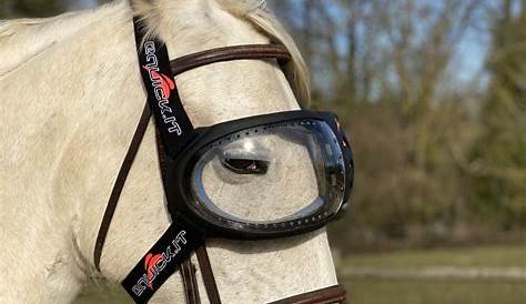 Masque Protection Yeux Cheval Loveinwinter Mouche Protéger