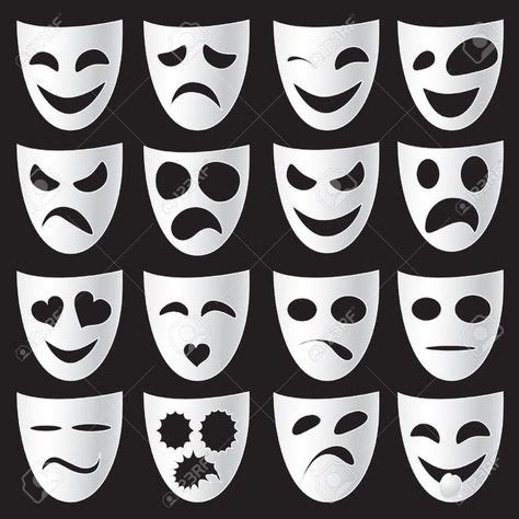 20 Emotions Half Masks. A unique way to teach children about expressing