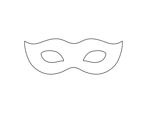Masquerade Mask Mask Template Printable