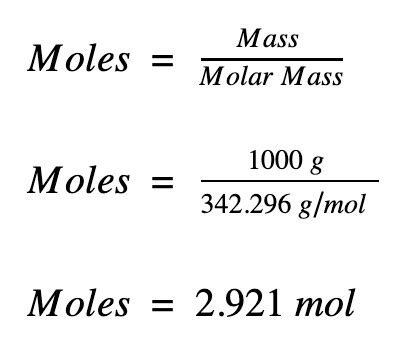 mass to moles calculator neb