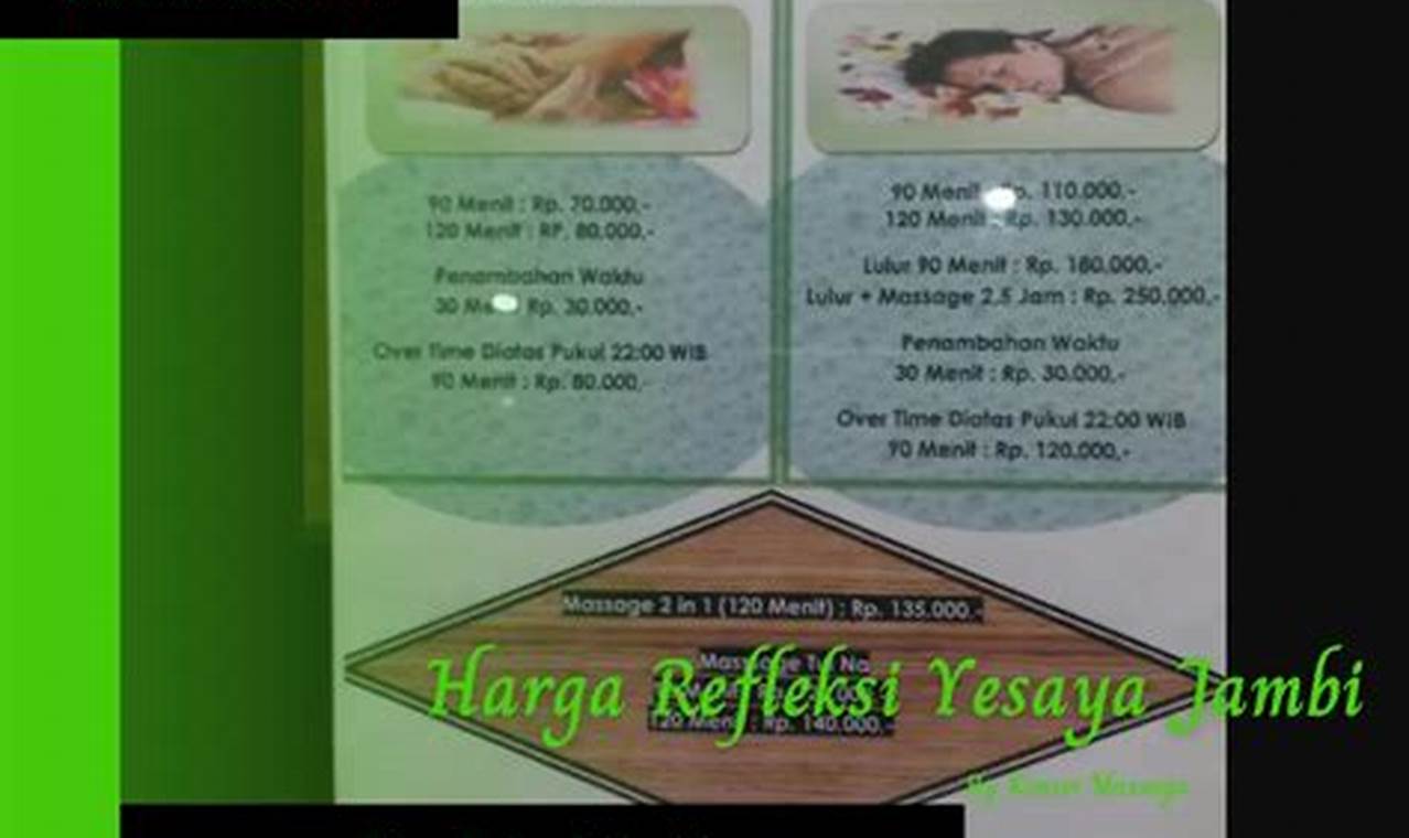 Tempat Massage Refleksi Terdekat di Jambi