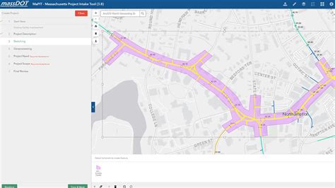 Massachusetts geoDot GIS for Transportation Online Maps Research