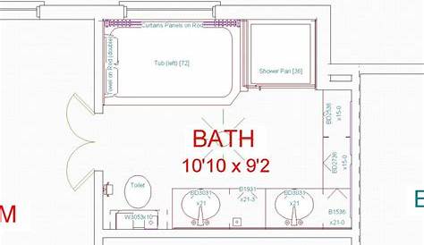 Bathroom Layout 10x10 Bathroom Floor Plans