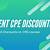master cpe discount