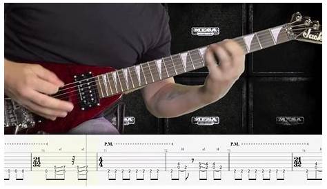 How To Play Master of Puppets Guitar Lesson 4 Chorus YouTube