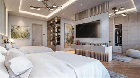 Deluxe master bedroom design 177 3D model MAX