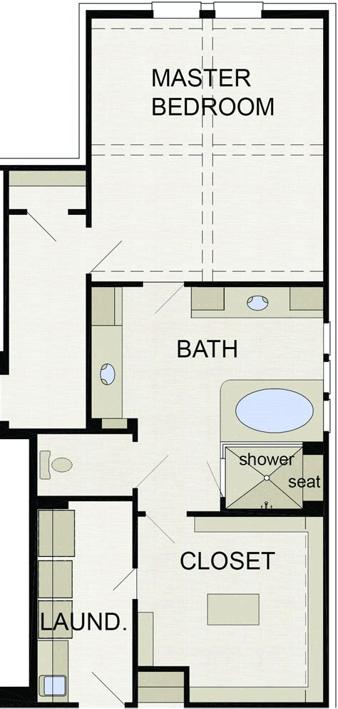 Master Bedroom And Master Bath Floor Plans