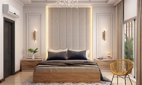 Master Bedroom Modern Headboard Design