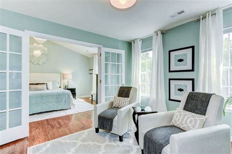Master Bedroom With Small Sitting Area