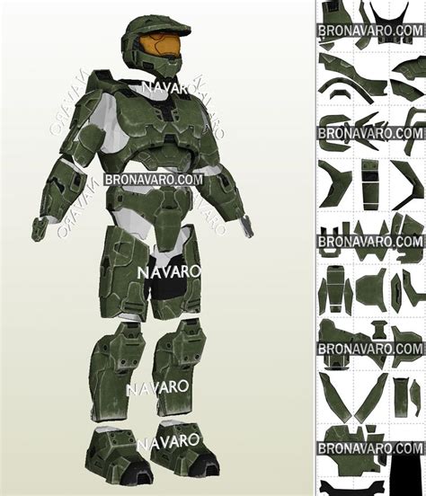 Master Chief Armor Printable