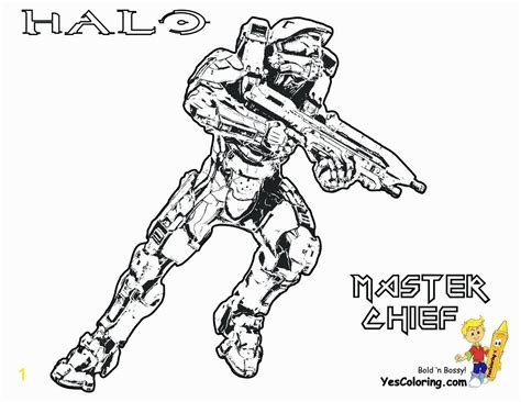 Master Chief Color Printable