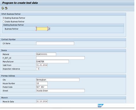 Master Data Generator Sap Isu