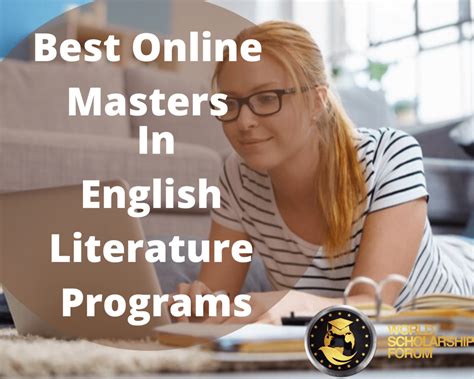 master degree in english literature online