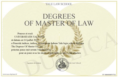master degree of law