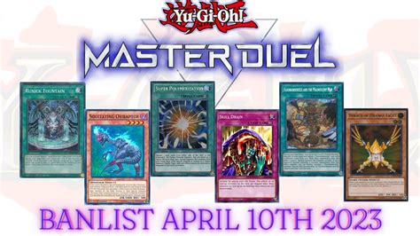 Master Duel Event Banlist